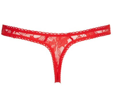 Lace String red S